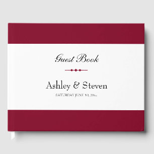 Simple Wedding Guest Book