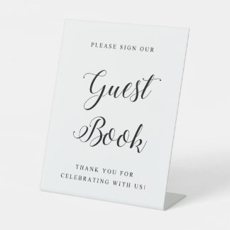 Simple Wedding Guest Book Sign