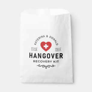 Simple Wedding Hangover Recovery Kit  Favour Bag