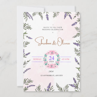 Simple Wedding Invitation