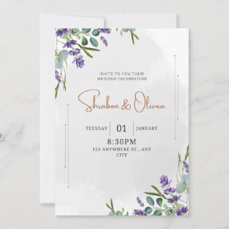 Simple Wedding Invitation