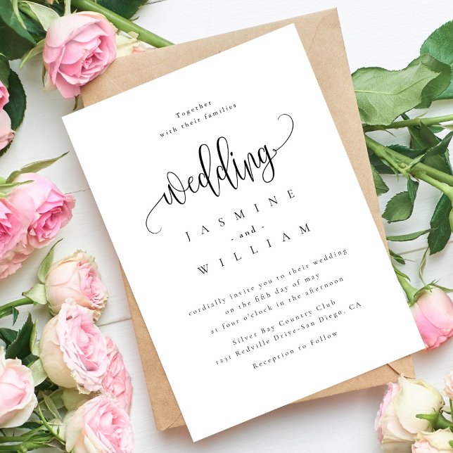 Simple Wedding  Invitation (Creator Uploaded)