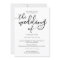 Simple Wedding Invitation with RSVP