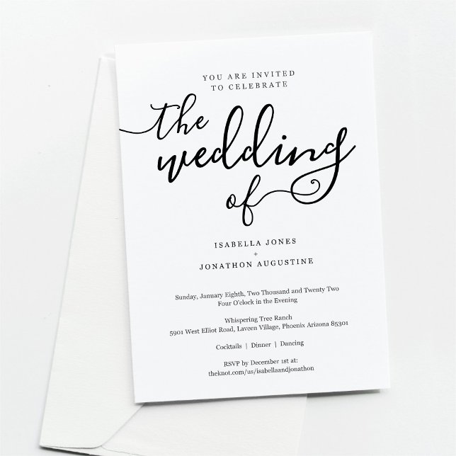 Simple Wedding Invitation with RSVP (Creator Uploaded)