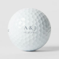 Simple Wedding Memories Dusty Blue Titleist Pro VI