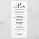 Simple Wedding Menu / Elegant Wedding Menu<br><div class="desc">Elegant and simple wedding menu that will go with any of wedding themes. Matching items available,  please visit our store.</div>