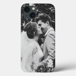 Simple Wedding Photo Newlyweds Couple  iPhone 13 Case