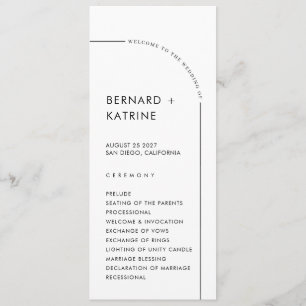 Simple Wedding Program