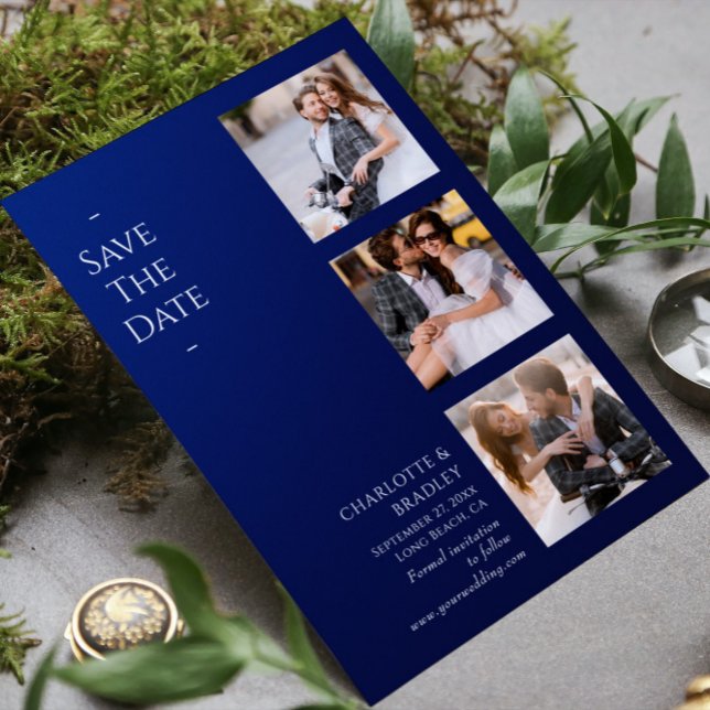 Simple Wedding Save The Date Photo Picture (Creator Uploaded)