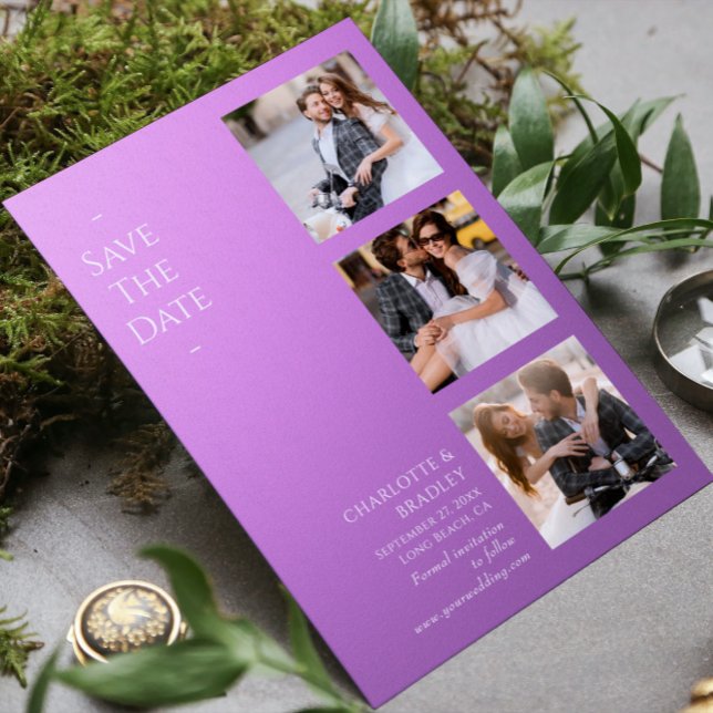 Simple Wedding Save The Date Photo Picture (Creator Uploaded)