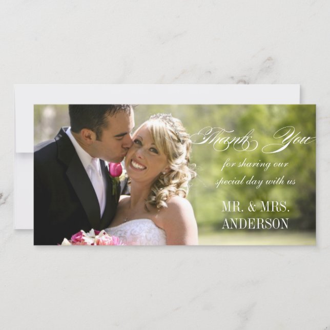 Simple Wedding Thank You (Front)