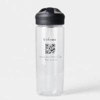 Simple welcome opening welcome barcode QR add name