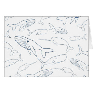 Simple Whale Parade Pattern