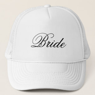 Simple white Bride hat