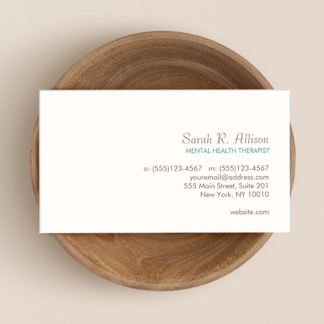 Simple White Business Card (Creator Uploaded)