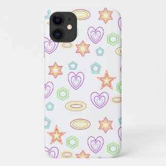Simple white design iPhone 11 case