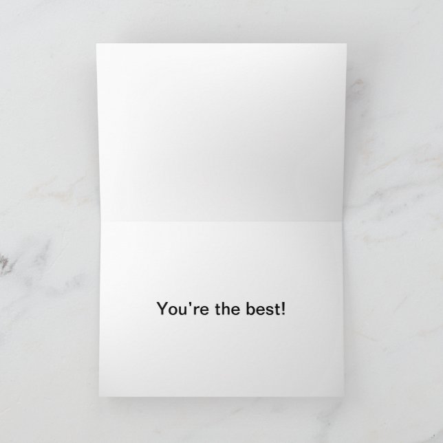 Simple White Geometric Card for eeveryone (Inside)