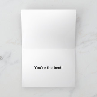 Simple White Geometric Card for eeveryone
