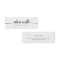 Simple White  Handwritten Script Calligraphy