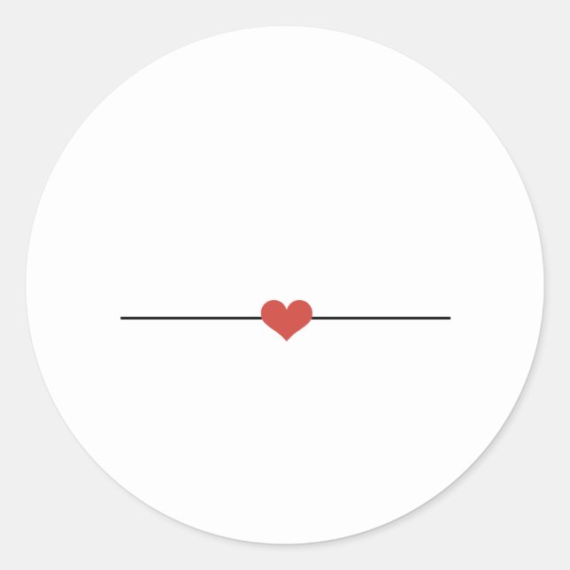 Simple white make your own Classic Round Sticker (Front)