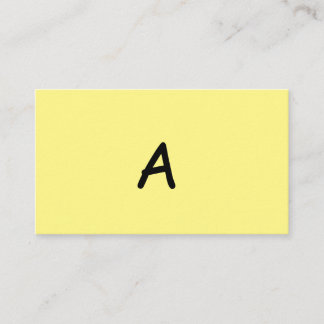 simple white modern minimalist monogram elegant bu business card
