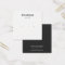 Simple White Modern Stud Earring Display Card