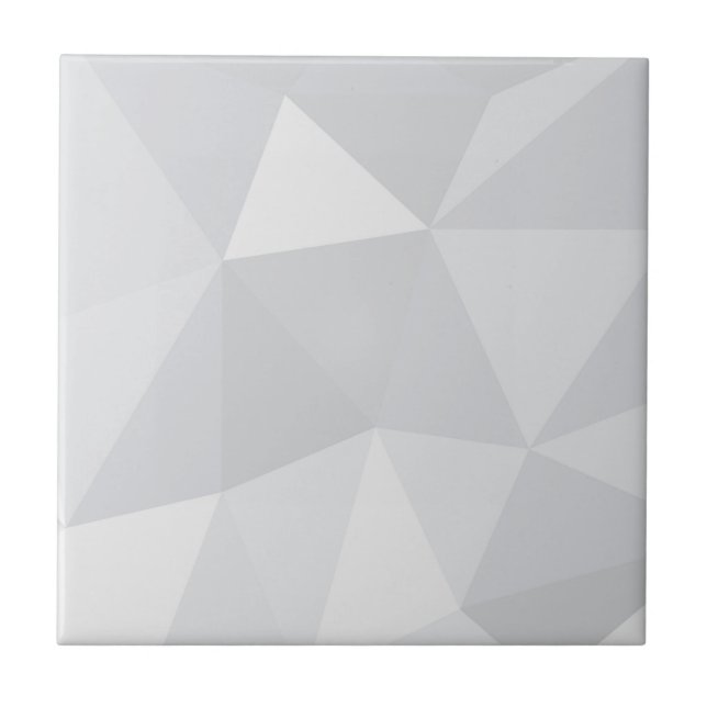 Simple, white, modern, trendy, cool illustration ceramic tile (Front)