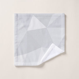 Simple, white, modern, trendy, cool illustration wash cloth