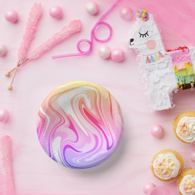 simple white serving plate (Party)