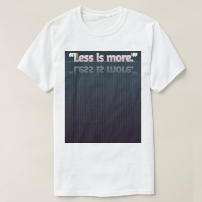 Simple white t-shirt  (Design Front)