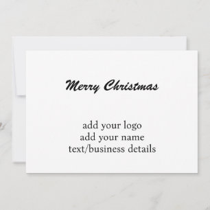 SIMPLE WHITE THANK YOU CARD