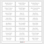 Simple White Wedding Guest Address Label<br><div class="desc">With our Simple White Wedding Guest Address Label you give your wedding post a special and elegant shine. Personalise each label with the name of your guests. It's easy.</div>