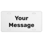 Simple White with Black Text Template