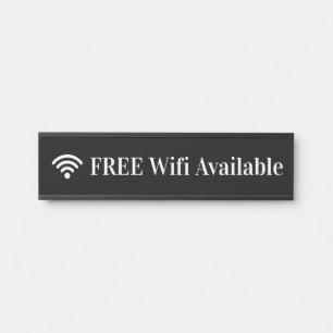 Simple Wifi Available Sign With Wifi Symbol