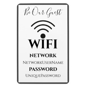 Simple  WiFi Sign Magnet