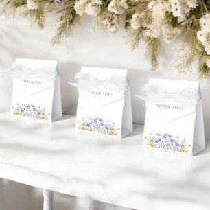 Simple Wildflower elegant wedding Favour Box