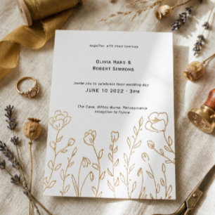 Simple Wildflower Wedding
