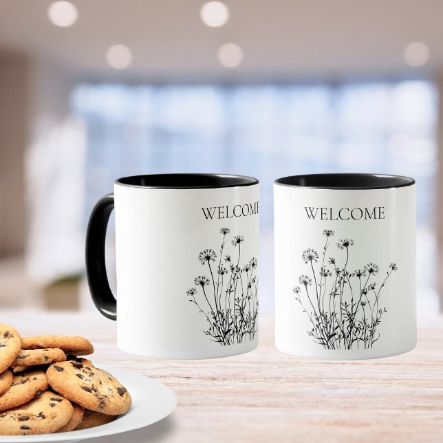 Simple Wildflowers Welcome Mug (Creator Uploaded)