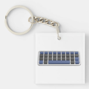 Simple wireless keyboard key ring