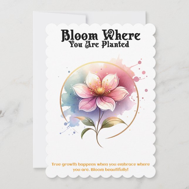 Simple Wise you and card/Thank you Thank You Card (Front)