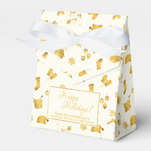 Simple Wishes • Christmas Elements • Milky White Favour Box