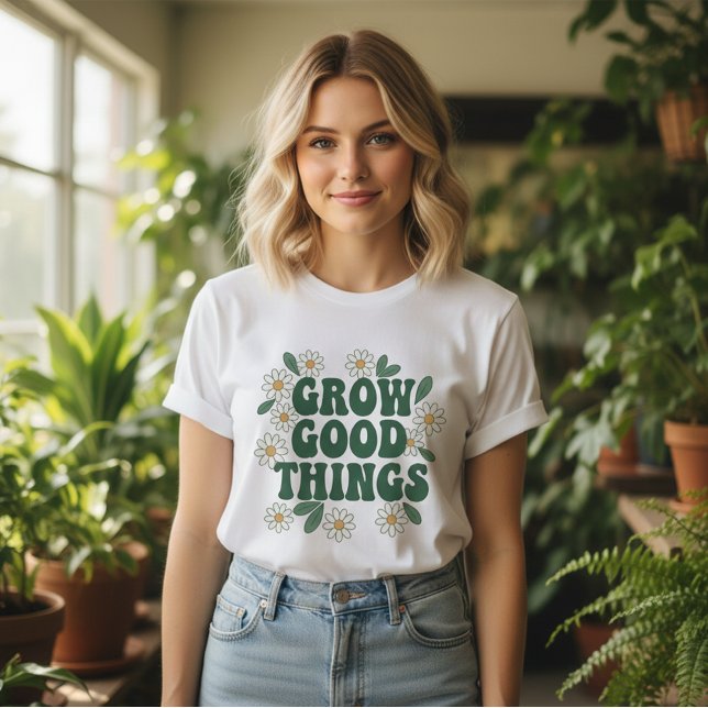 Simple Womens Tshirts Daisy Minimalist  (Creator Uploaded)