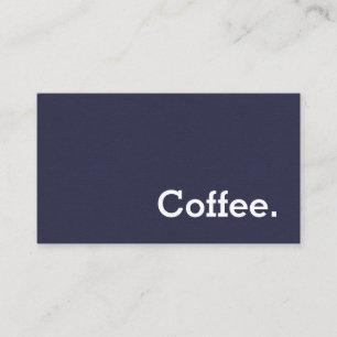 Simple Word Dark Felt Loyalty Coffee Punch-Card