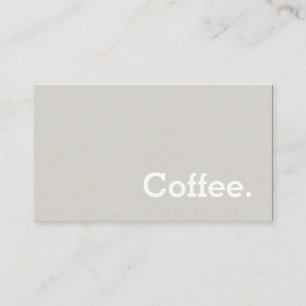 Simple Word Dark Loyalty Coffee Punch-Card Cloud Card