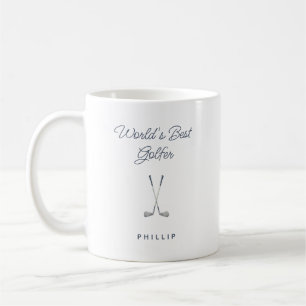 Simple World's Best Golfer Coffee Mug