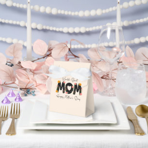 Simple World's Best Mum Mother's Day Calligraphy   Favour Box