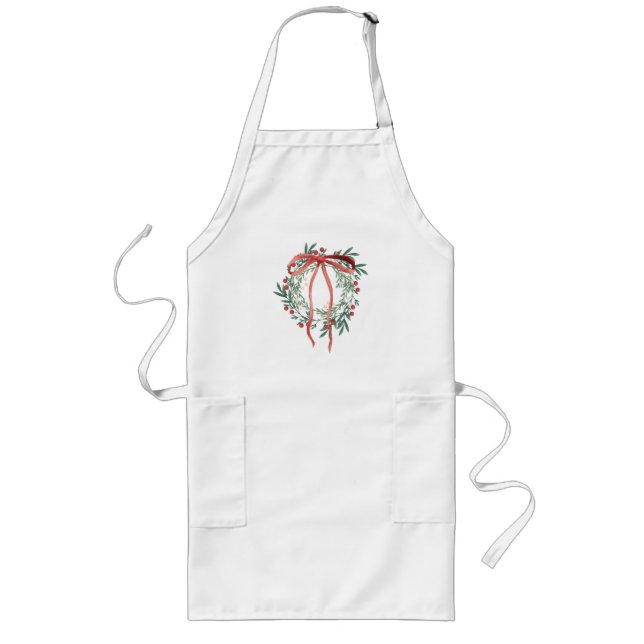 Simple Wreath Apron  (Front)