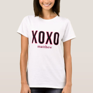 Simple Xoxo Workout Cute Valentines Day  T-Shirt