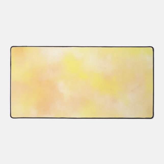 Simple yellow desk mat (Front)