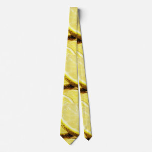 Simple yellow green lemon add name minimal custom  tie